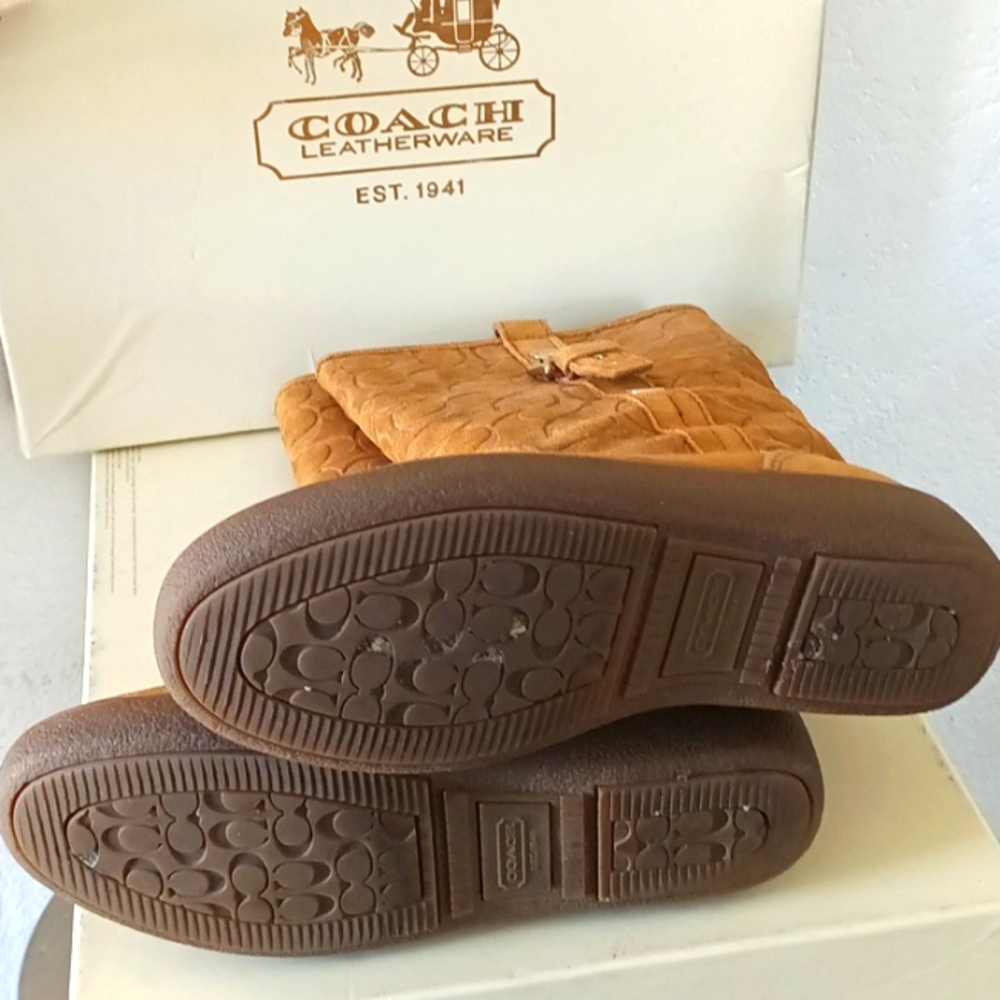 Coach Tulip Suede Boots